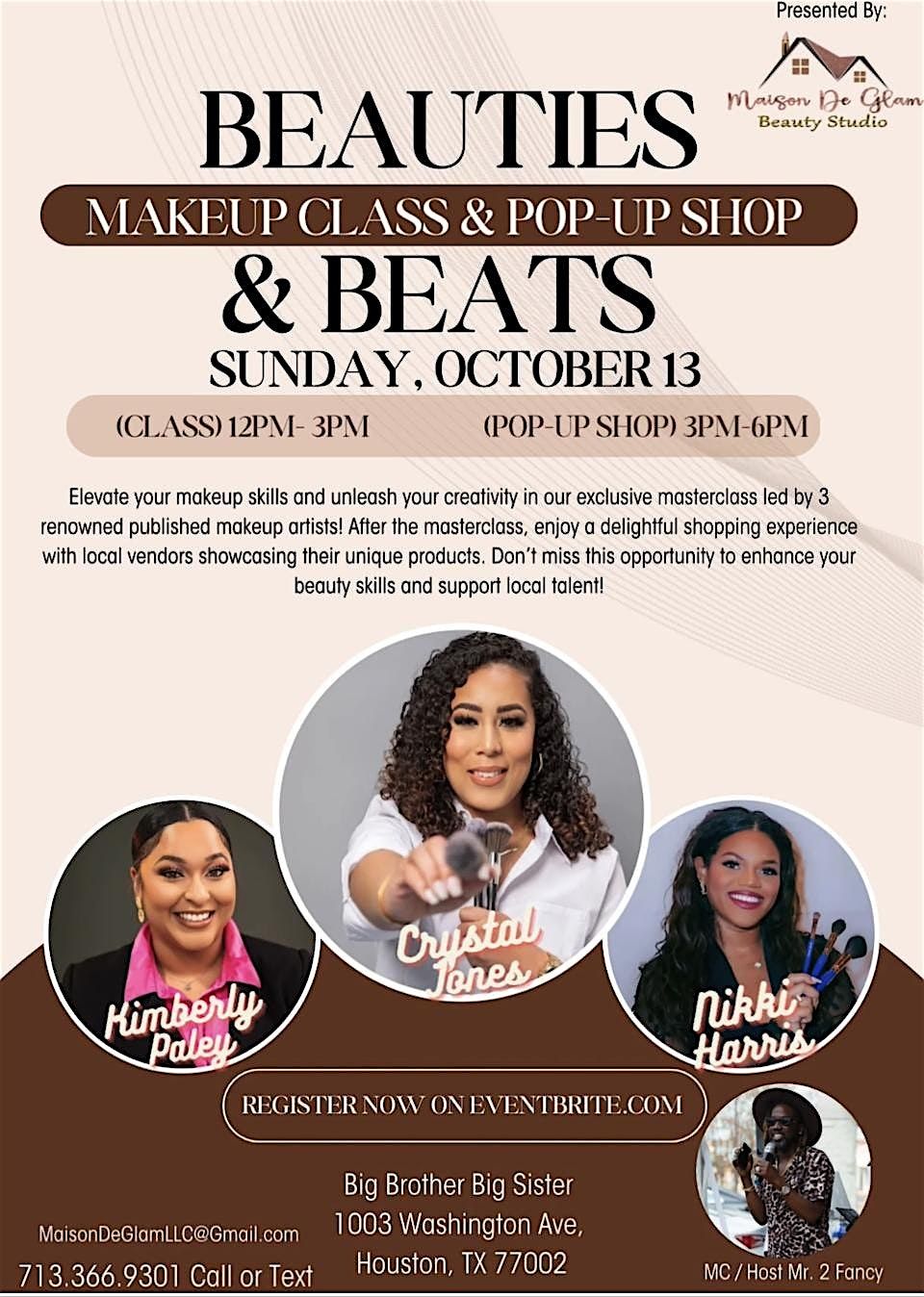 (Beauties & Beats) Makeup Class & Pop-Up Shop