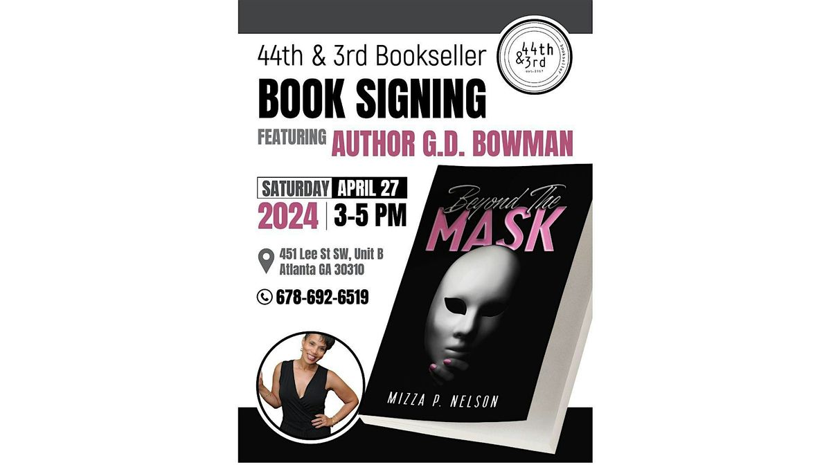Gayle Bowman author of Beyond The Mask Book Discussion  and Signing