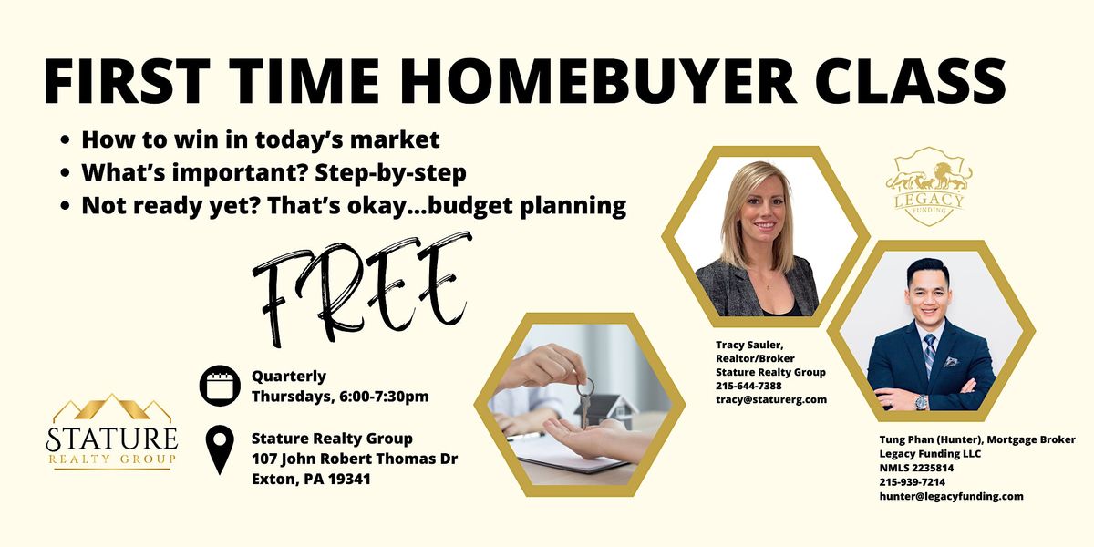 FREE First Time Homebuyer Class: Ready to Buy Your First Home?