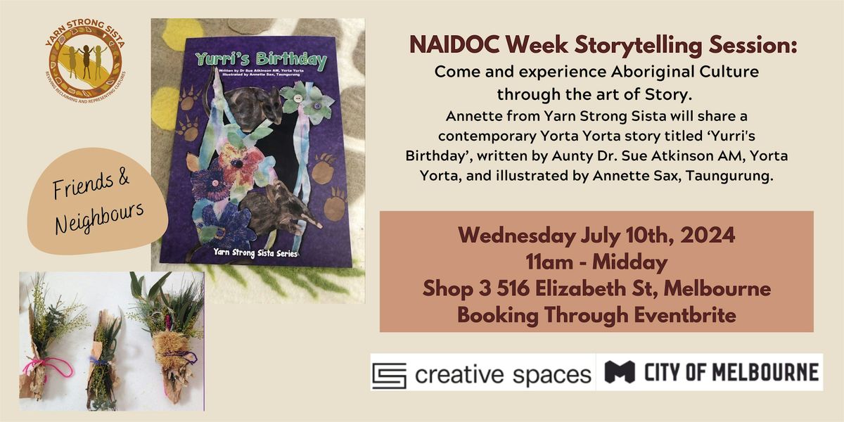 NAIDOC Week Aboriginal Storytelling Session