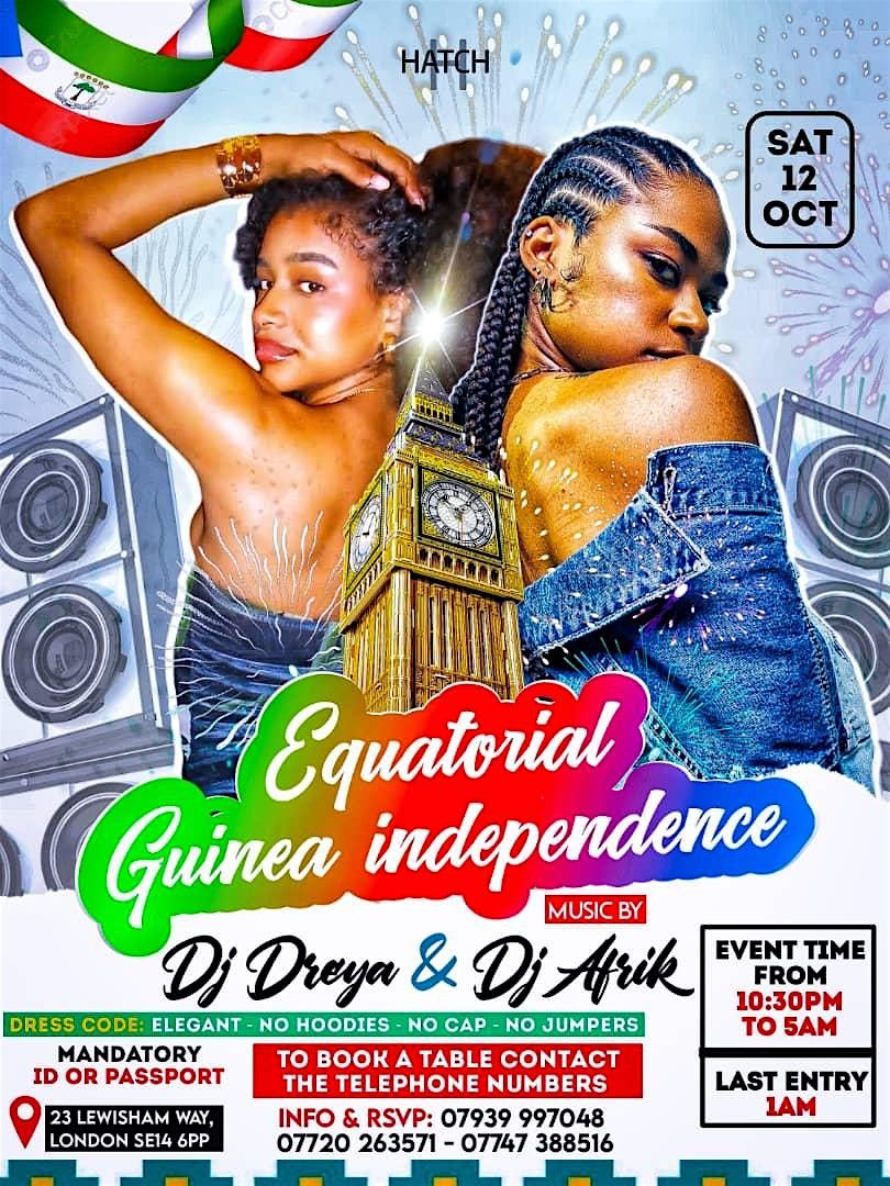 EQUATORIAL GUINEA INDEPENDENCE DAY \/ DIA DE LA INDEPENDECIA