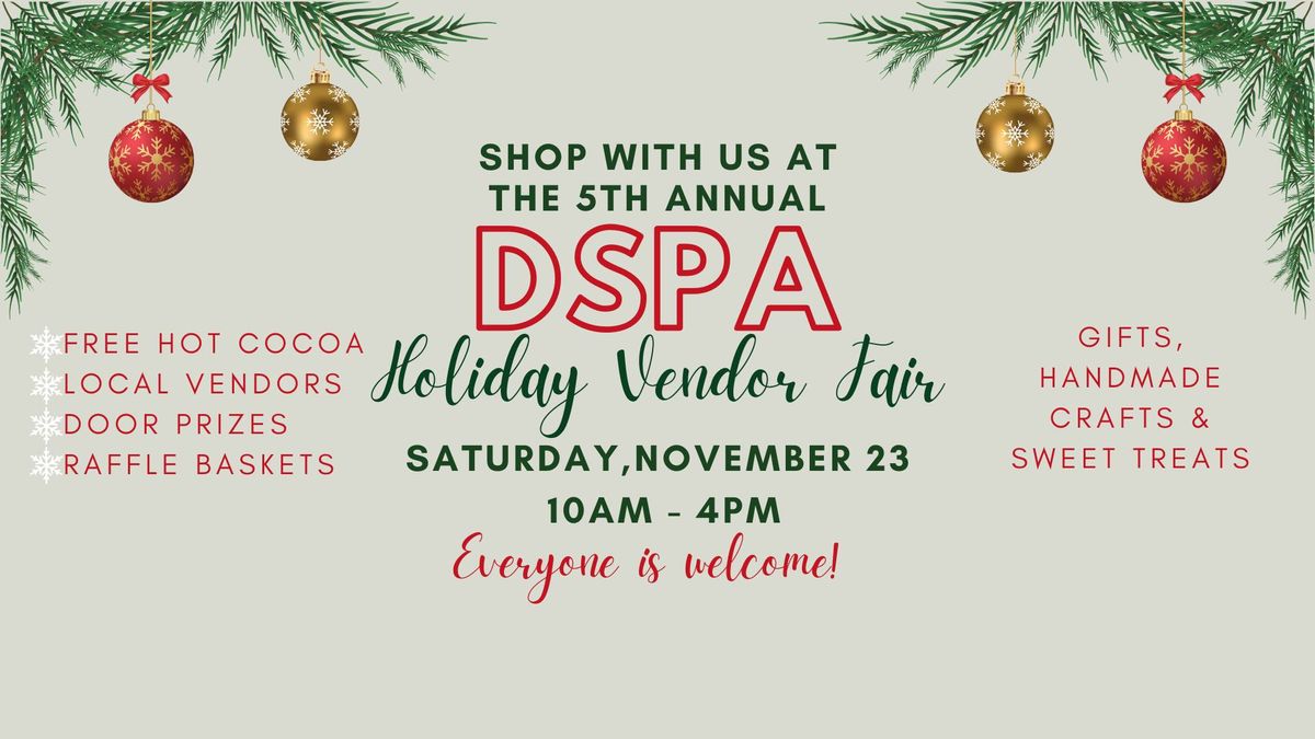 Holiday Vendor Fair by DSPA