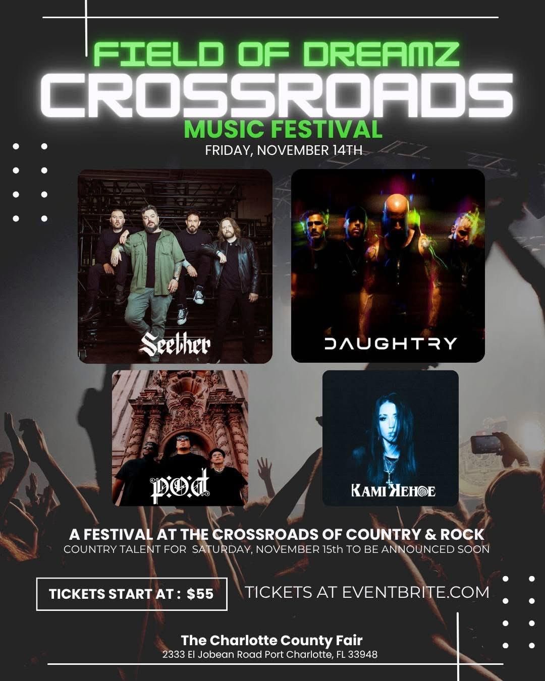 Field of Dreamz Music Festival: Seether  Daughtry & P.O.D - Friday