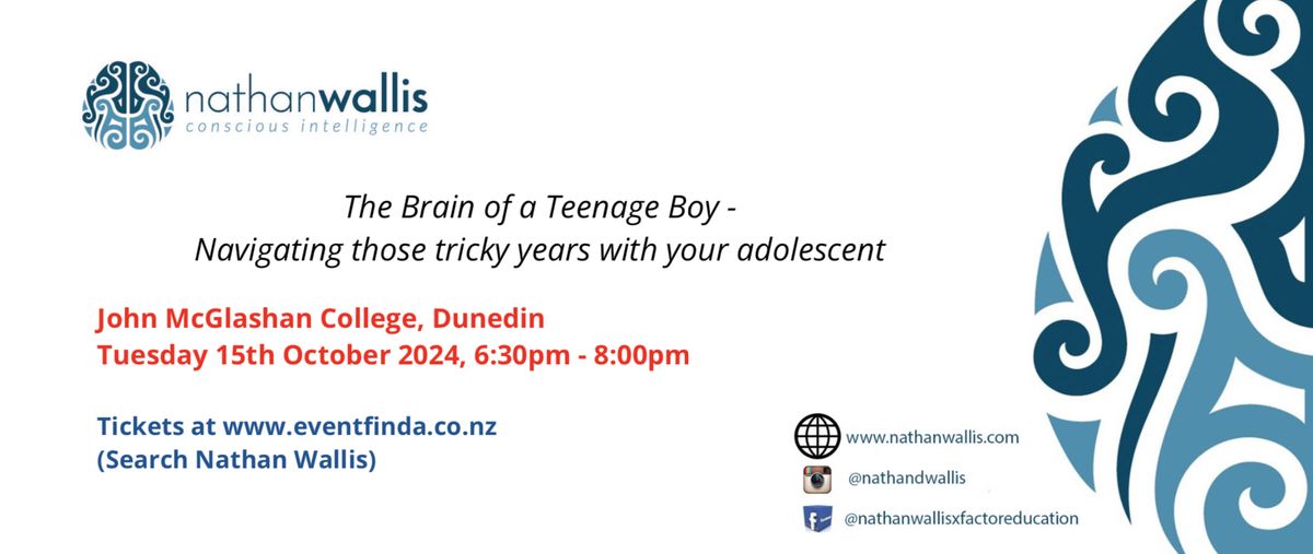 Nathan Wallis - The Brain of a Teenage Boy - John McGlashan School Chapel