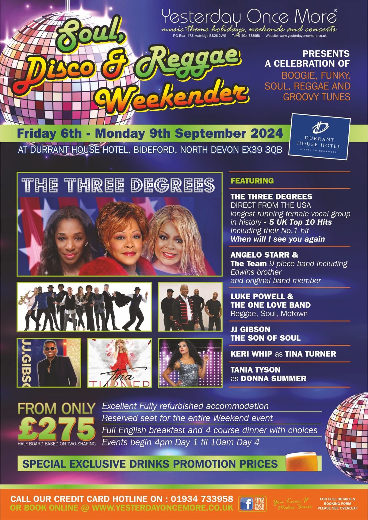 SOUL DISCO & REGGAE WEEKENDER 