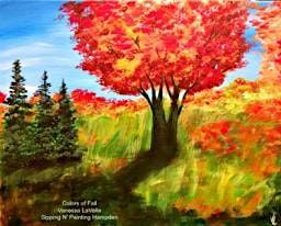 IN-STUDIO CLASS Colors of Fall Sat. Oct. 7th 3pm $35