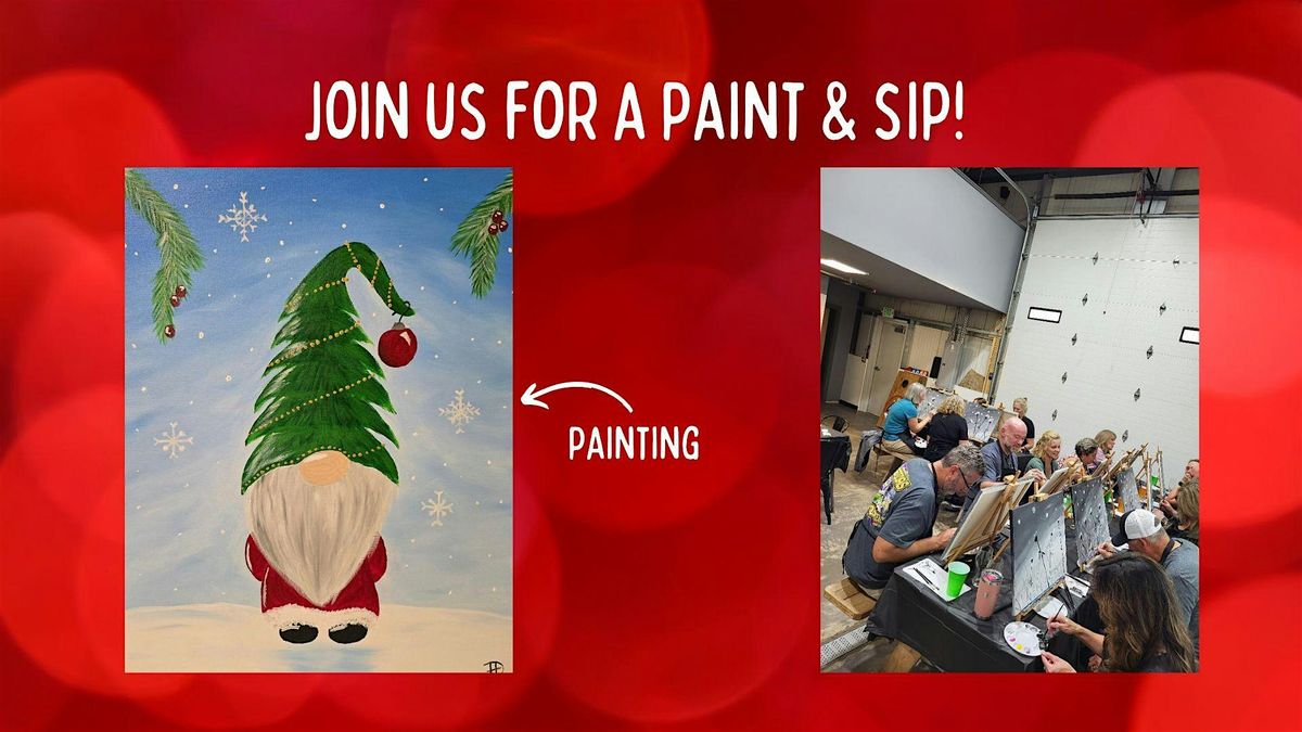 Paint & Sip - Christmas Tree Gnome