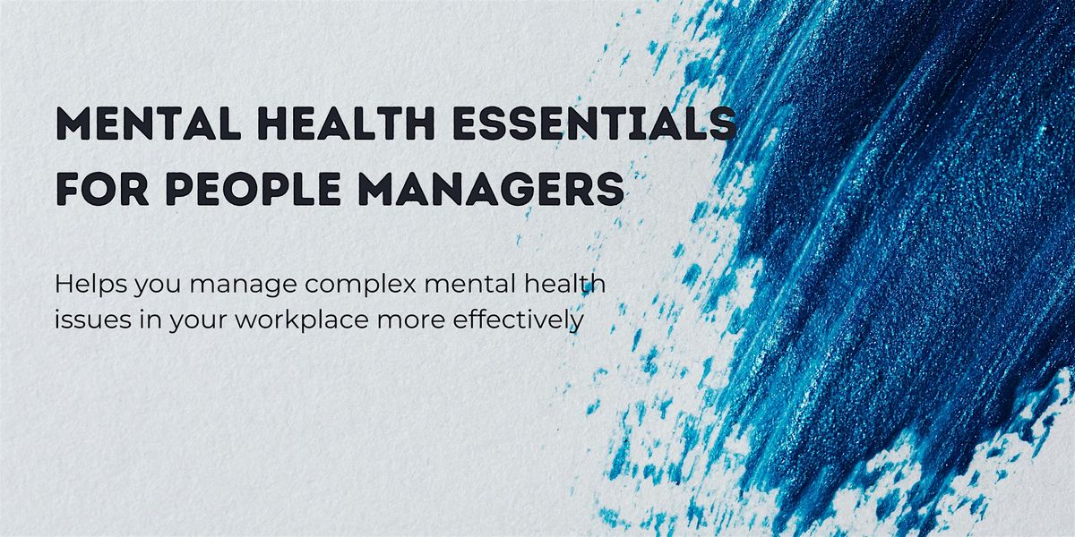 Mental Health Essentials for People Managers