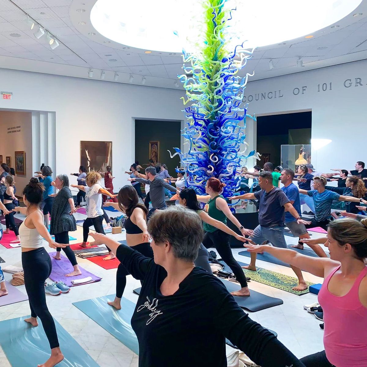 Yoga in the Galleries