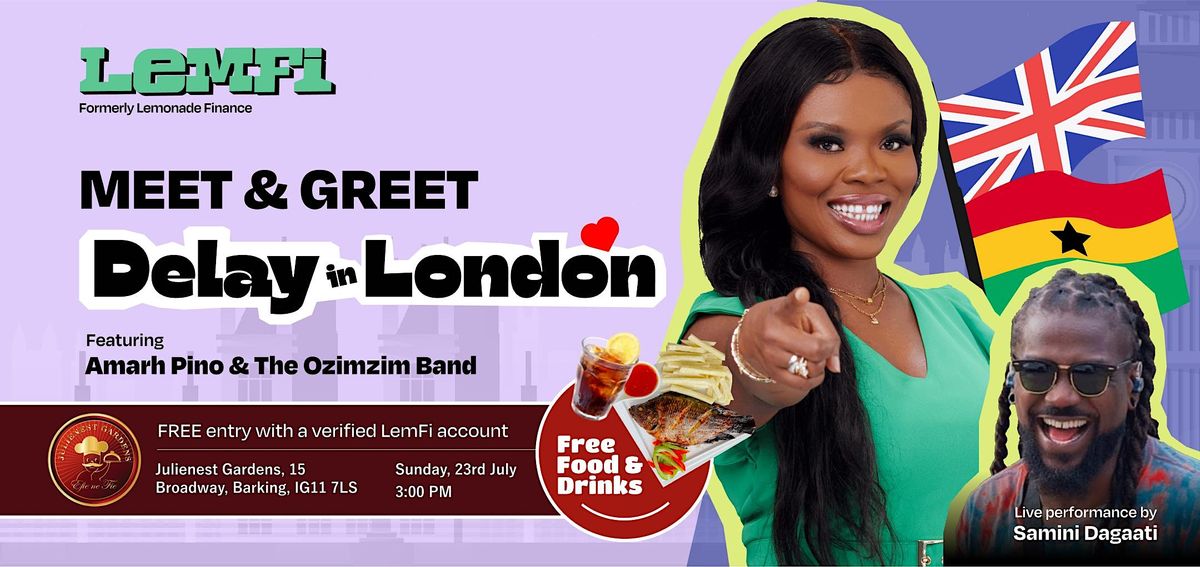 Meet and Greet - Delay In London, Julienest Gardens,, London, 23 July ...