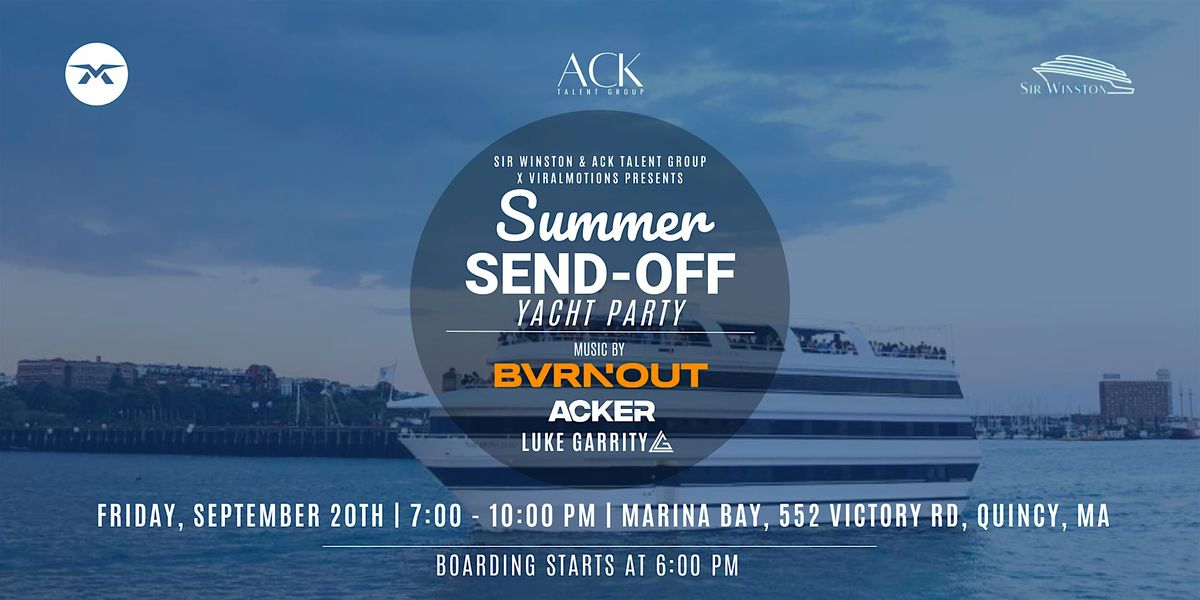 Summer Send-Off Yacht Party