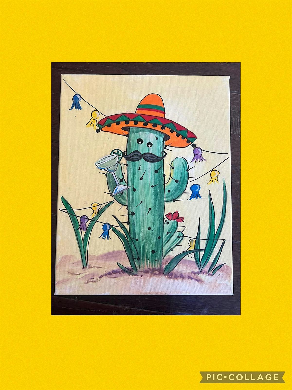 Happy Cacti Painting Class