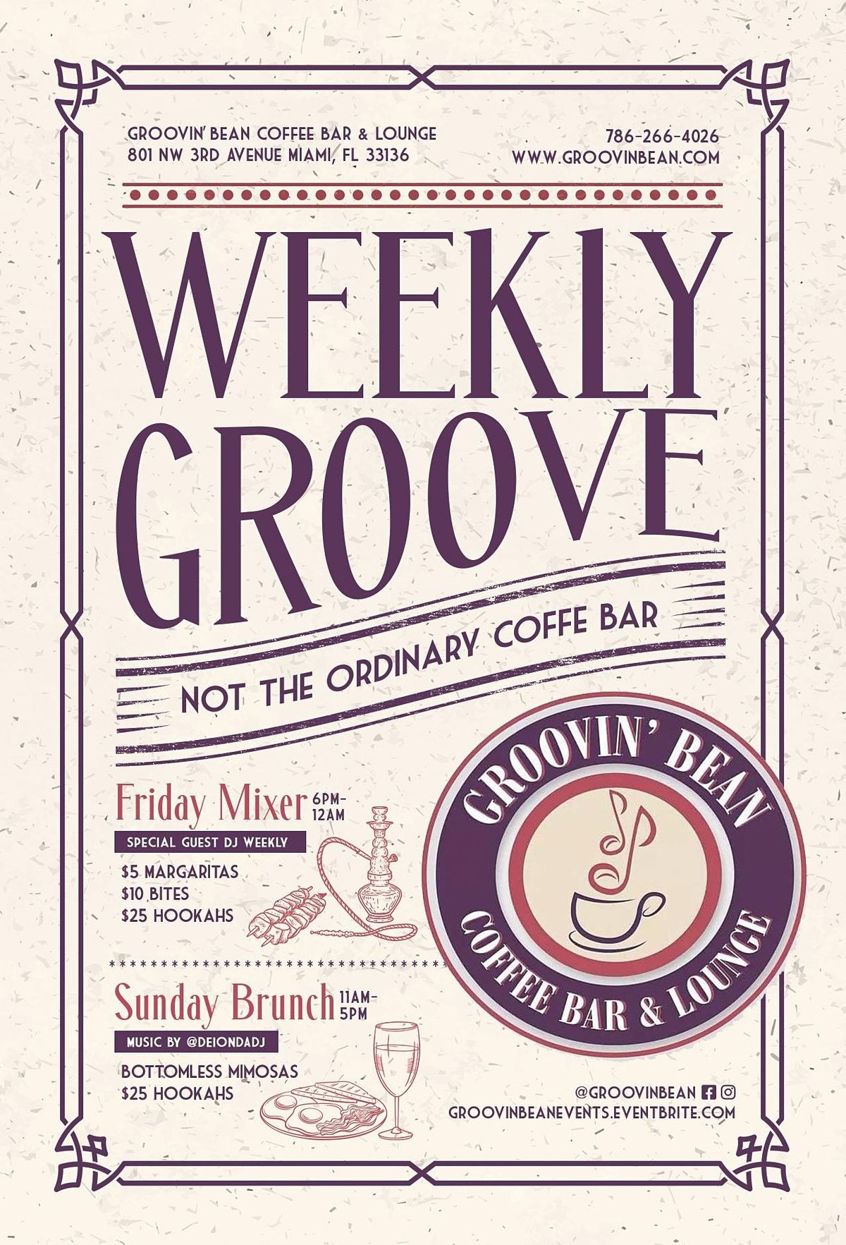 Groovin Bean " Weekly Groove"