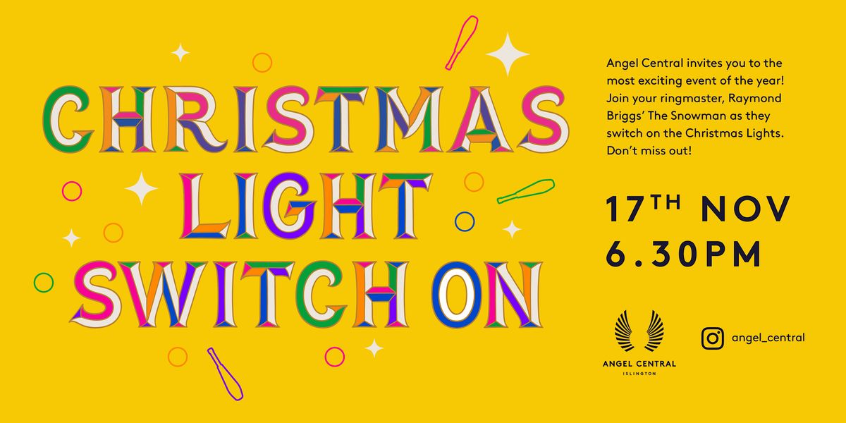 Angel Central Christmas Light Switch On, Angel Central, London, 17 November 2023