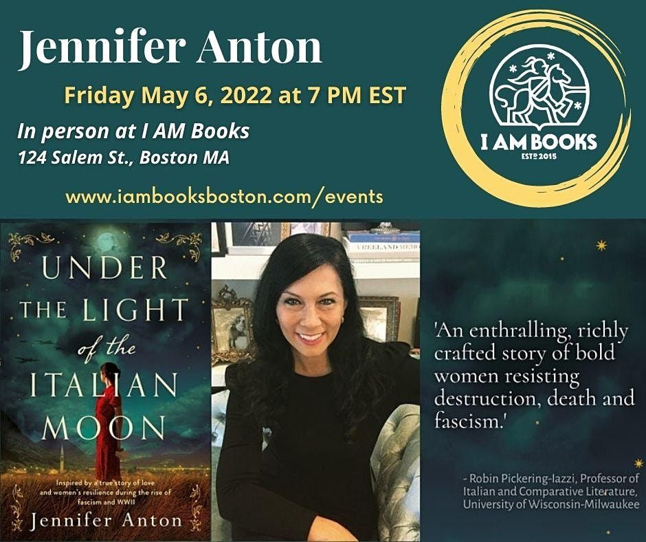 Jennifer Anton - Under the Light of the Italian Moon, I AM Books ...