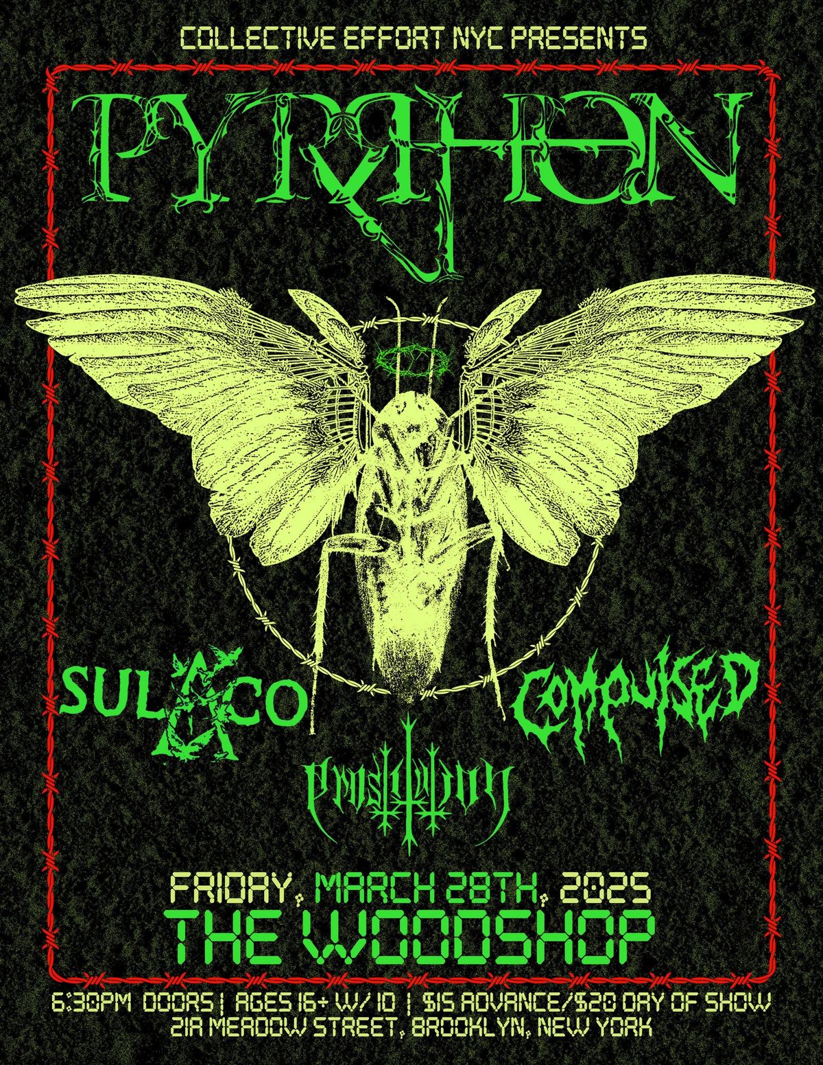 Pyrrhon \/\/ Sulaco \/\/ Compulsed \/\/ Prostitution