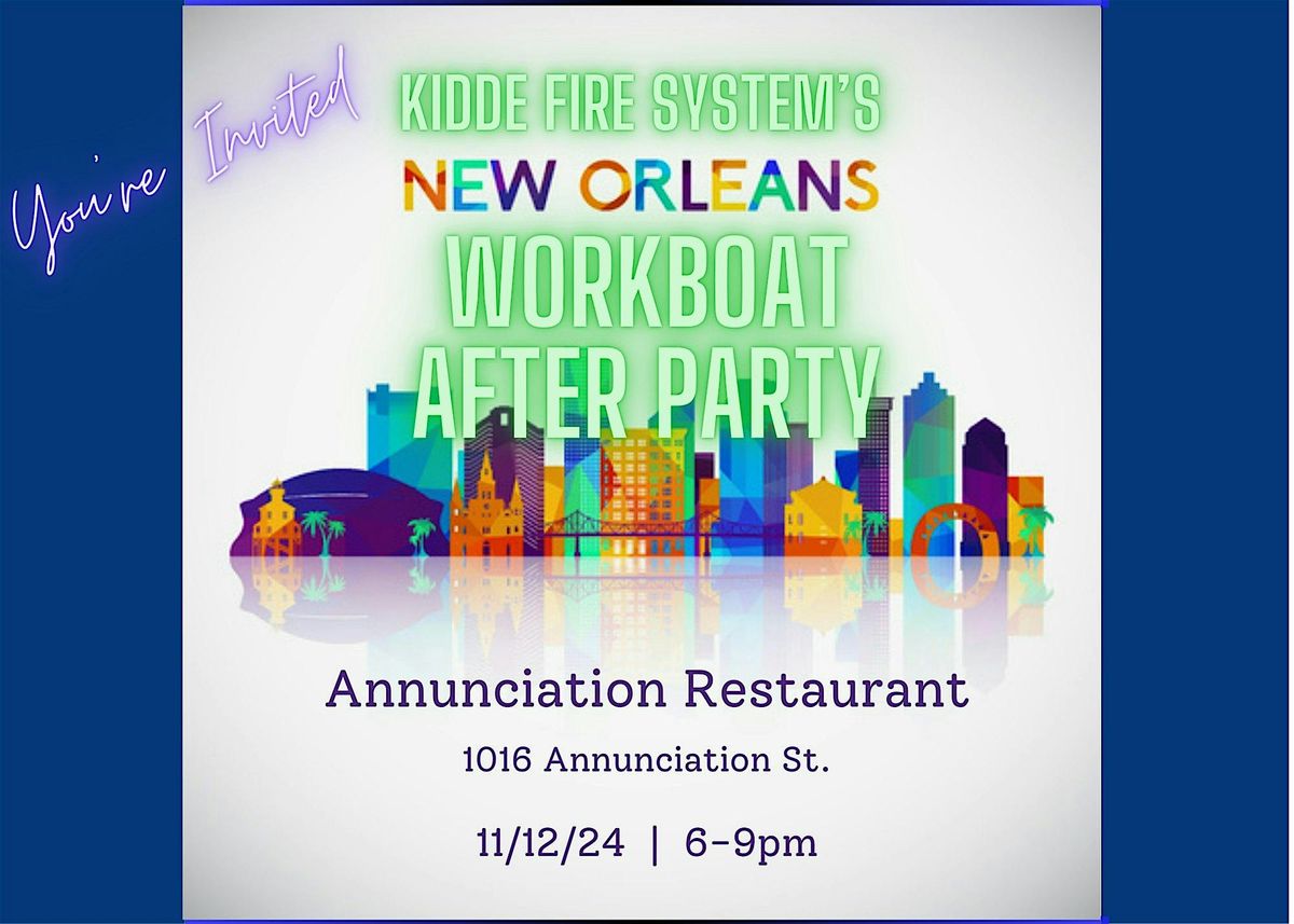 Kidde Fire Systems Workboat After Party