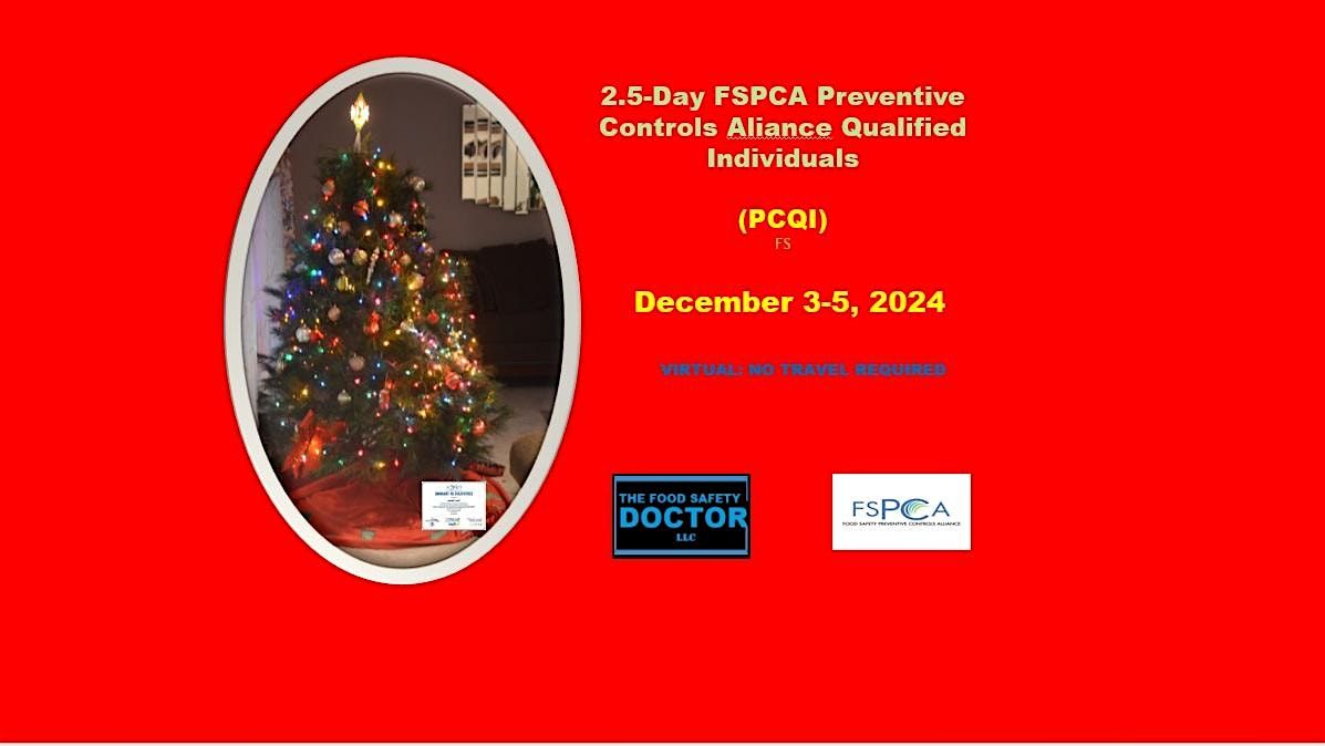 Preventive Controls Qualified Individuals (PCQI) Training  Online Training