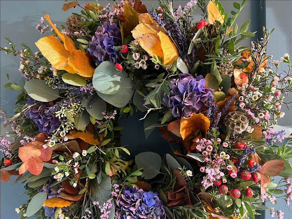 Luxury Autumn Wreath Making Workshop