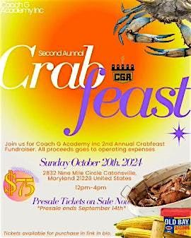 CGA  Annual Crabfeast 2024