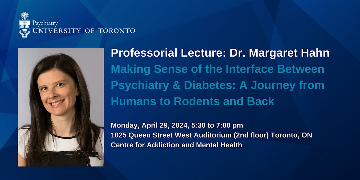 Professorial Lecture: Dr. Margaret Hahn
