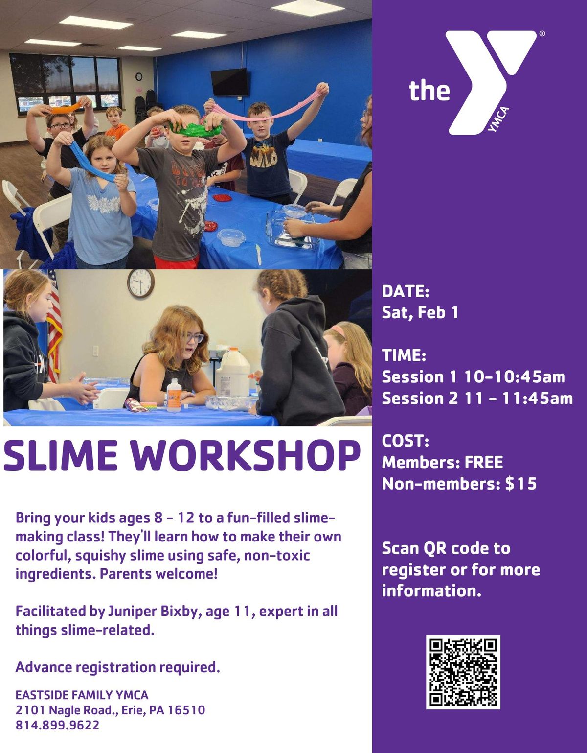 Slime Workshop - Eastside YMCA