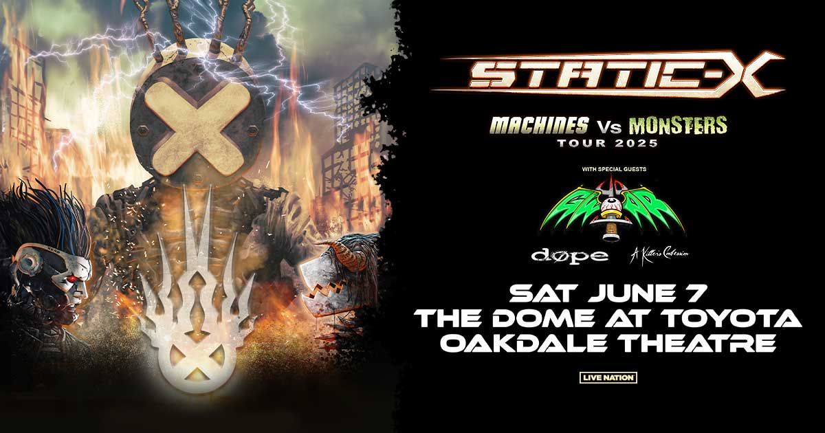 Static-X - Machines VS Monsters Tour 2025 With Gwar & Dope