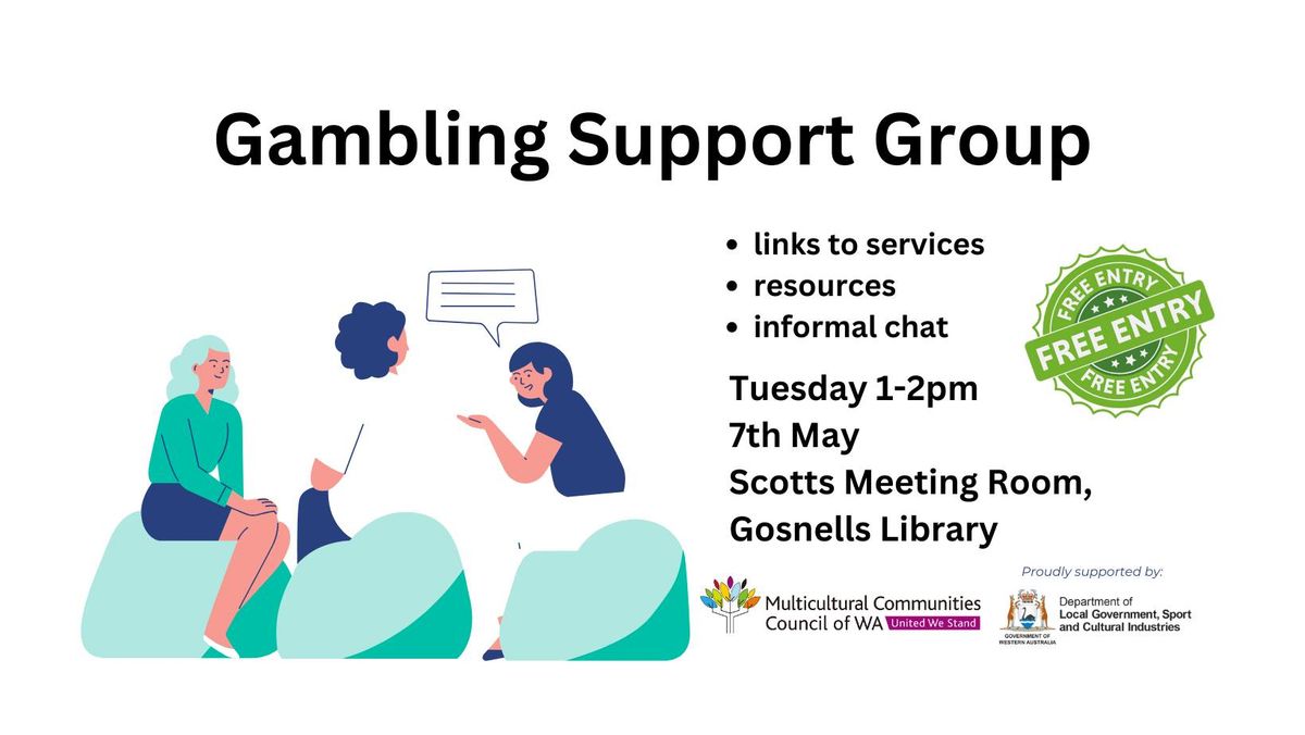 Gambling Support Group (FREE ENTRY)