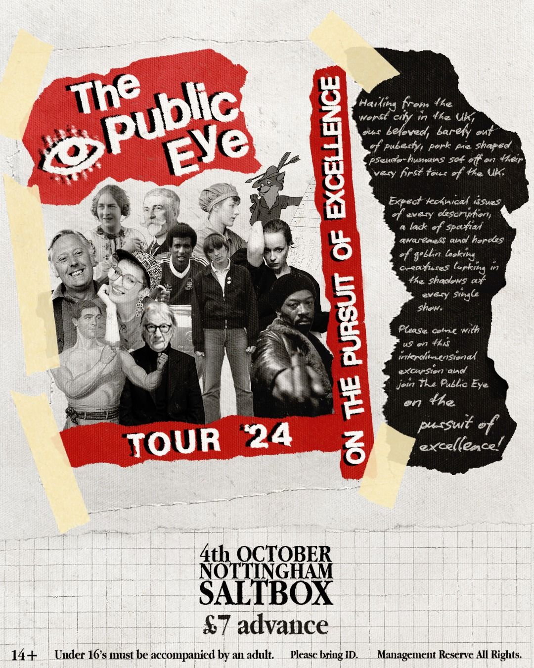 The Public Eye UK Tour - NOTTINGHAM