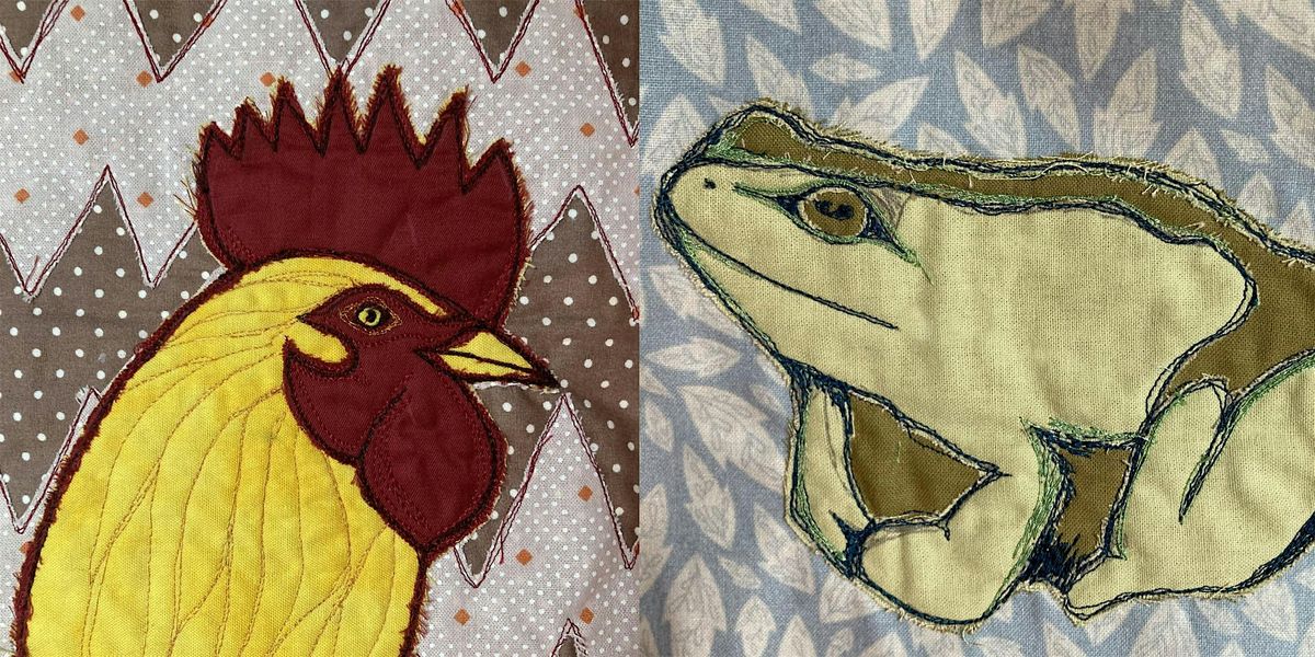 Grimbarians Studios: Reverse Applique and Free-motion Machine Embroidery