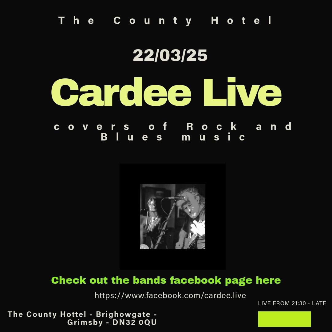 Cardee Live at The County 