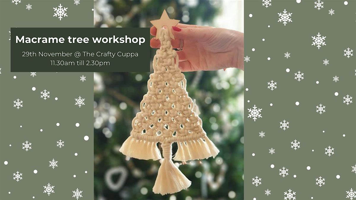 Macrame Christmas Tree Workshop