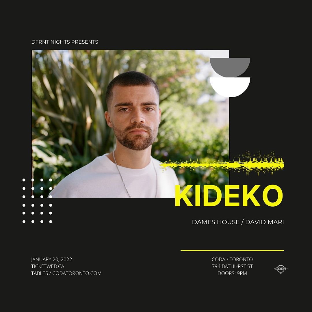 UK House DJ Kideko at CODA