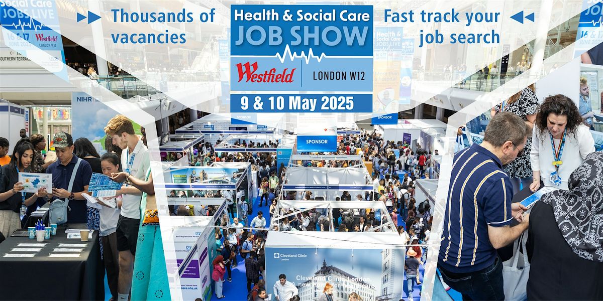 Health & Social Care Job Show | Westfield Shopping Centre