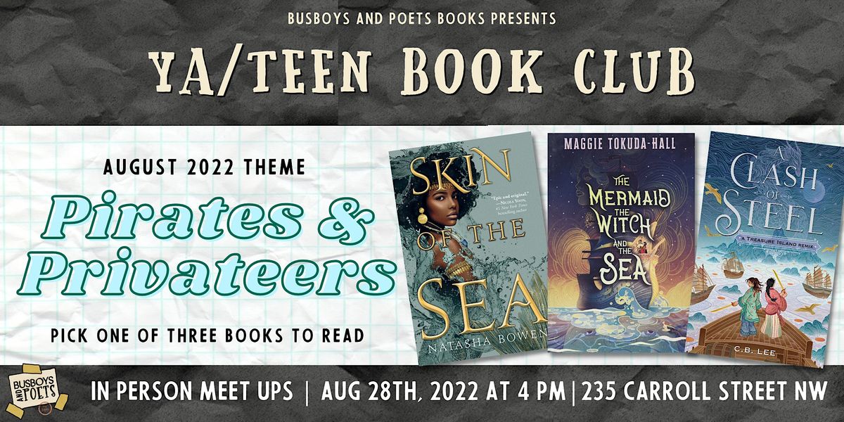 Busboys and Poets Books Presents YA Book Club: August 2022