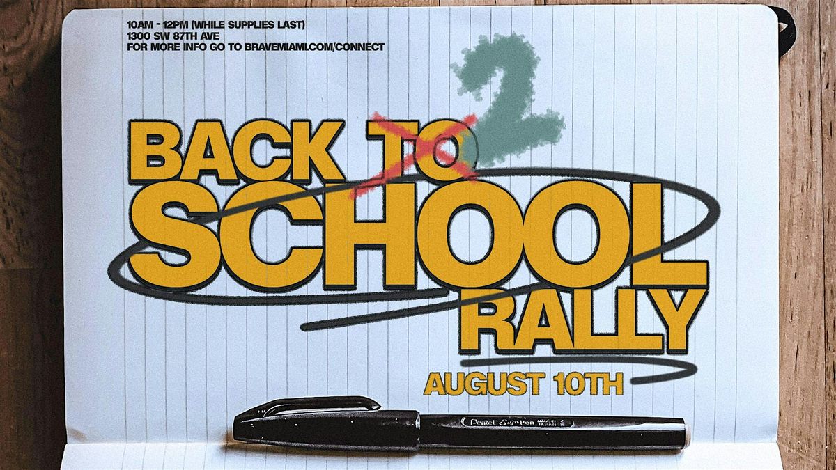 Back To School Rally