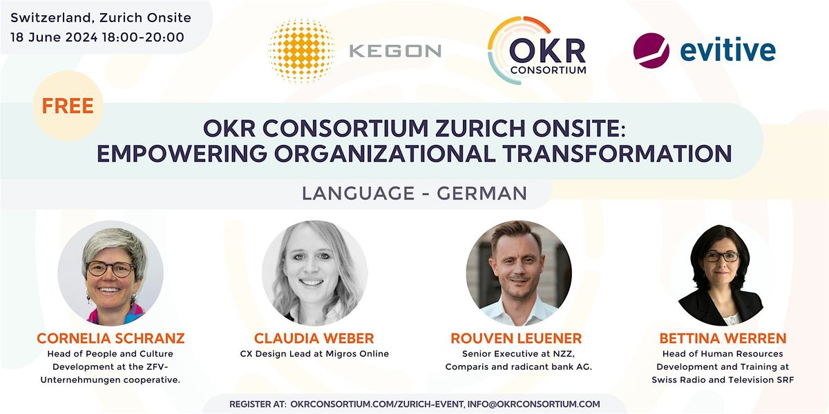 OKR Consortium Zurich ONSITE: Empowering Organizational Transformation