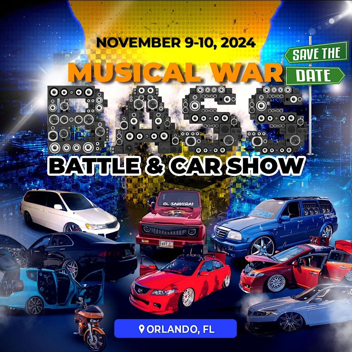 Musical War Car Show \/ Sound Competition
