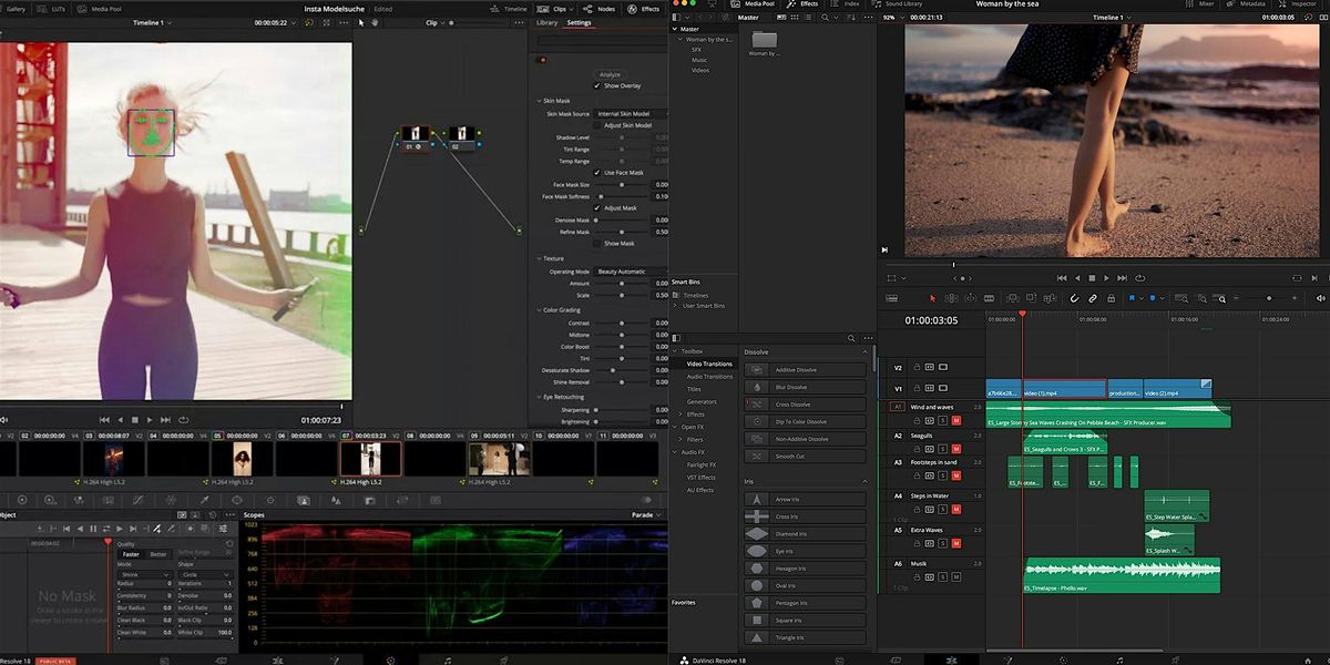 Videoschnitt mit DaVinci Resolve