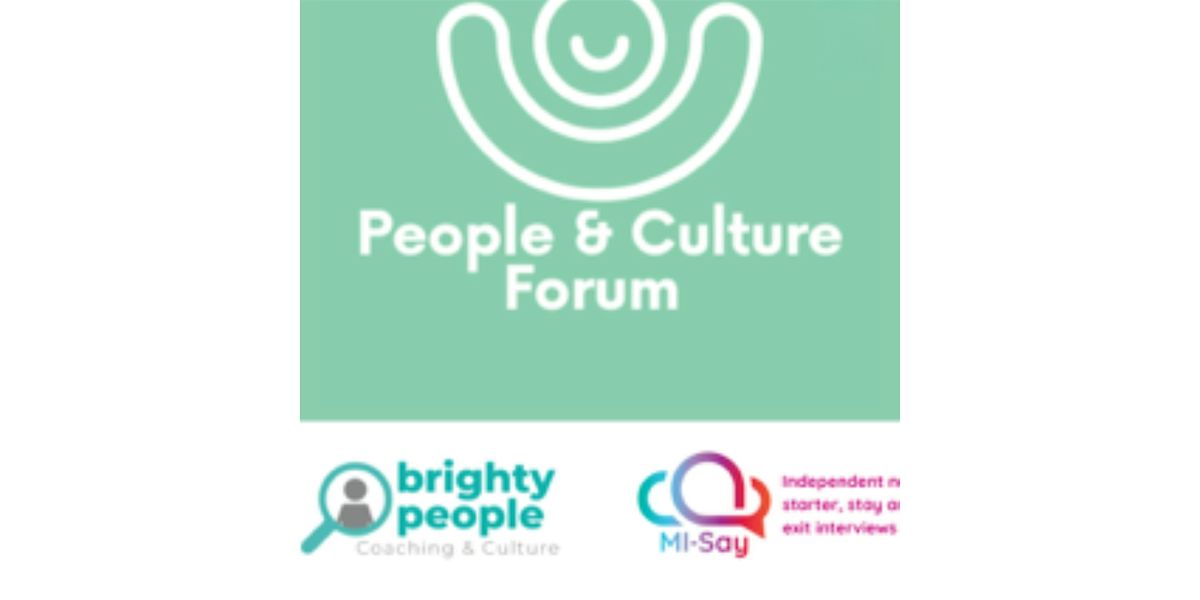 The People and Culture Forum  Sept