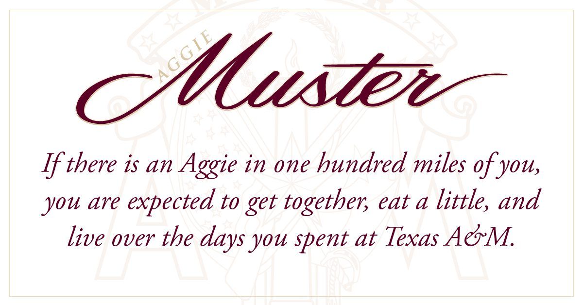 2025 Aggie Muster