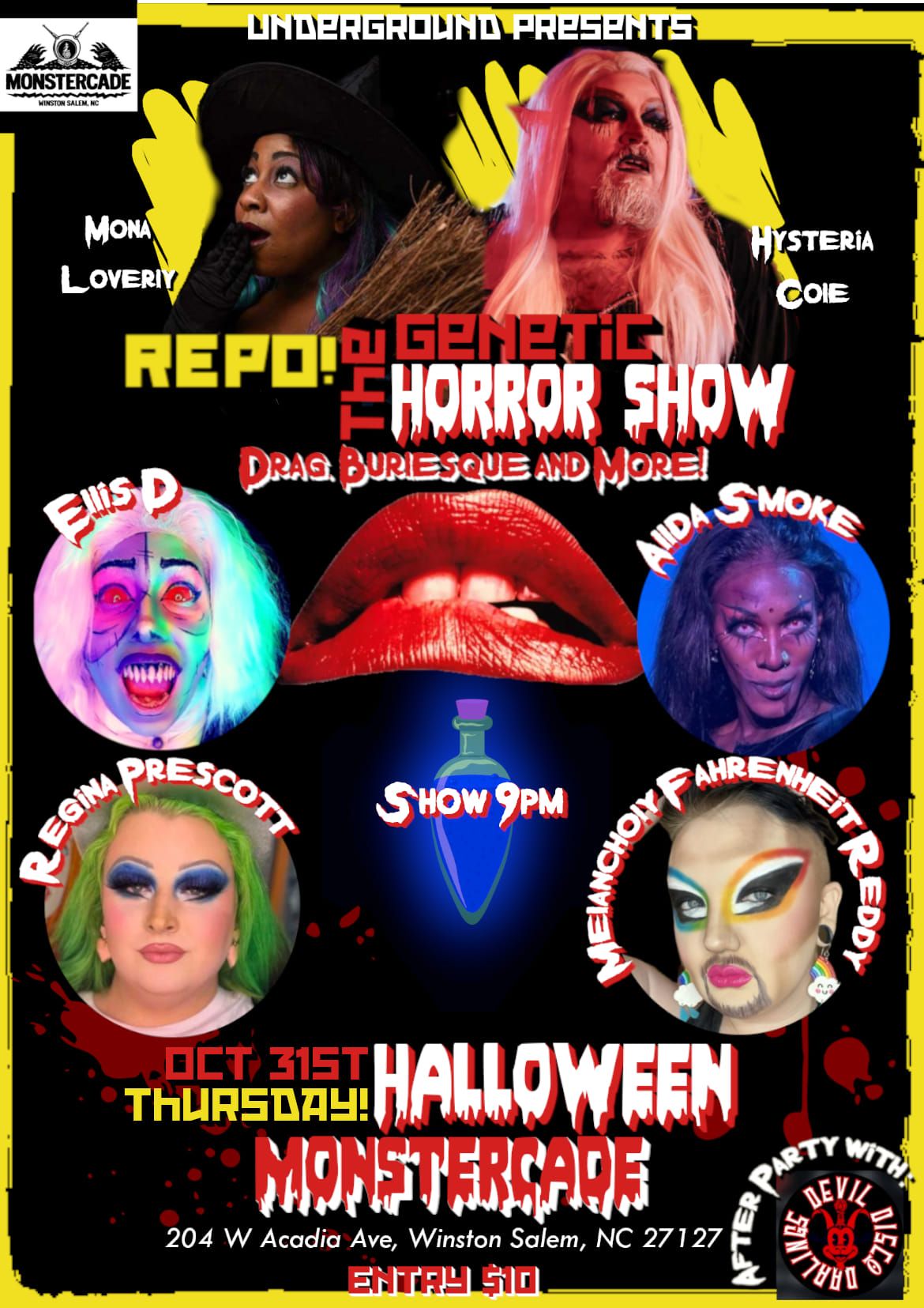 UNDERGROUND PRESENTS REPO! THE GENETIC HORROR SHOW! HALLOWEEN 