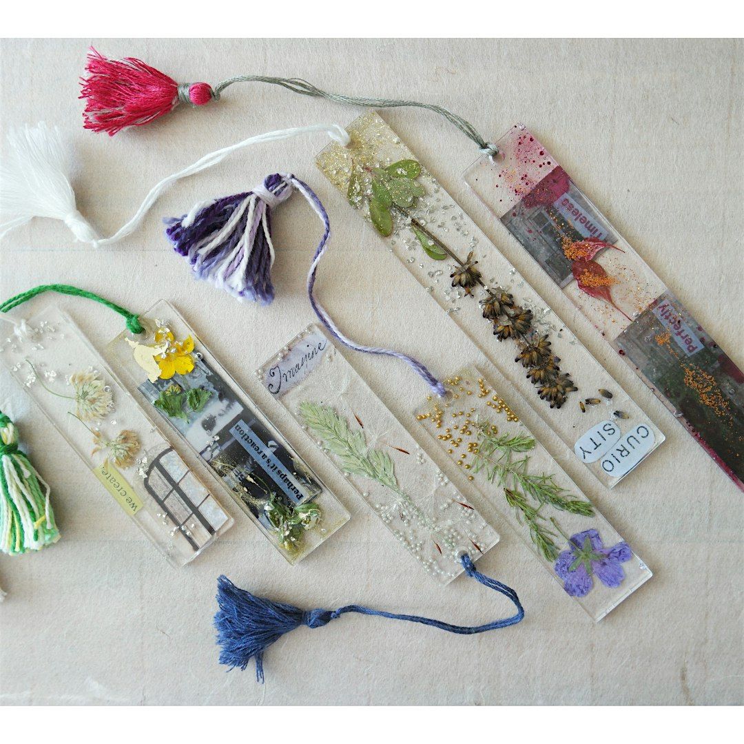 Resin Workshop: Botanical Resin Pendants  and Bookmarks