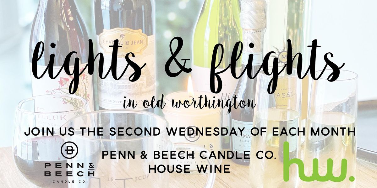 Lights & Flights with Penn & Beech Candle Co. and House Wine