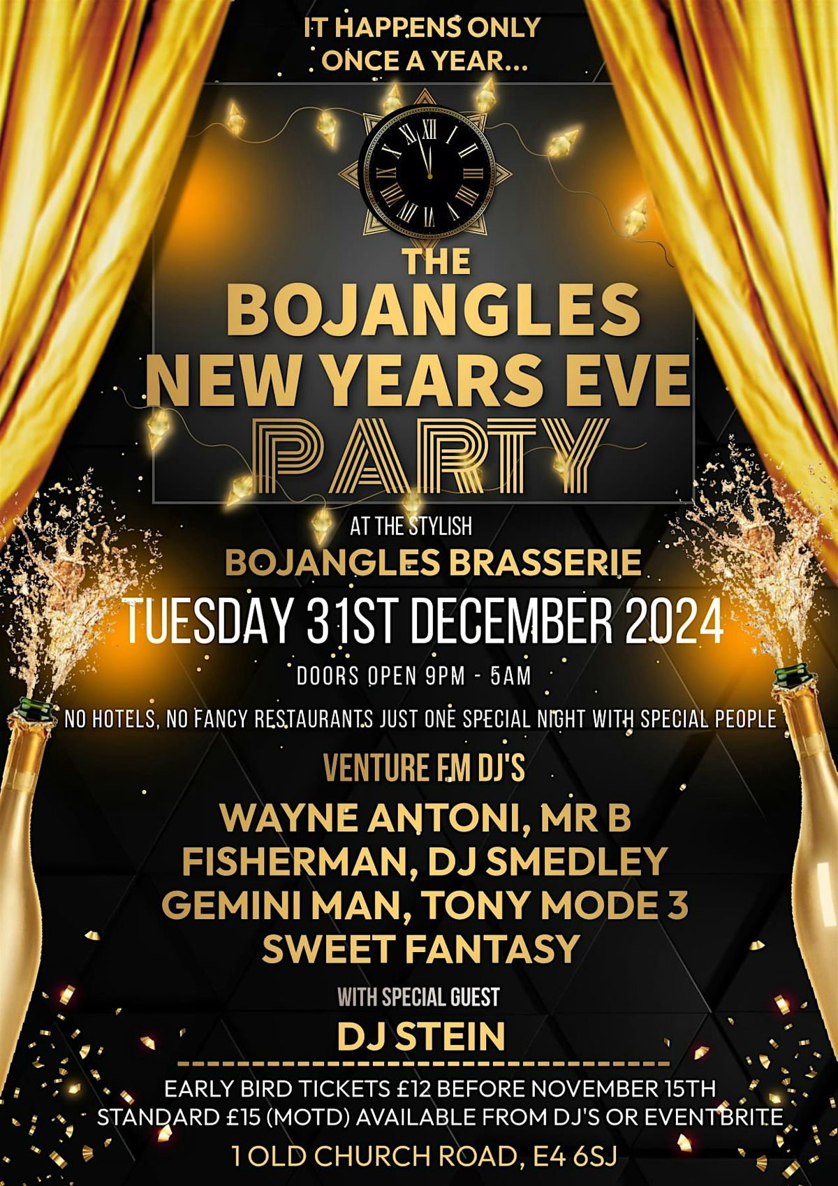 Bojangles NYE Party