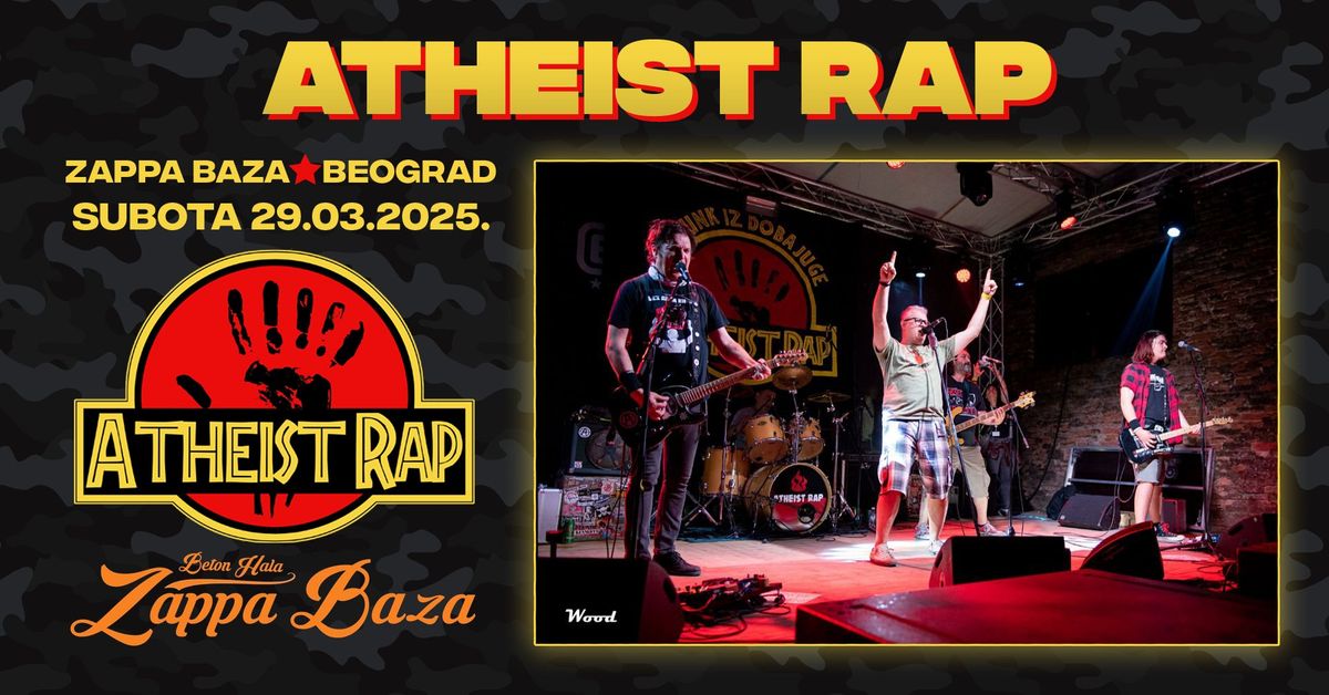 ATHEIST RAP \u201e3 u 1\u201c KONCERT U ZAPPA BAZI