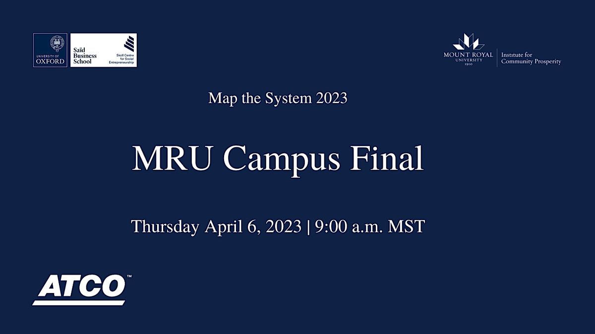 Map the System: MRU Campus Final 2023