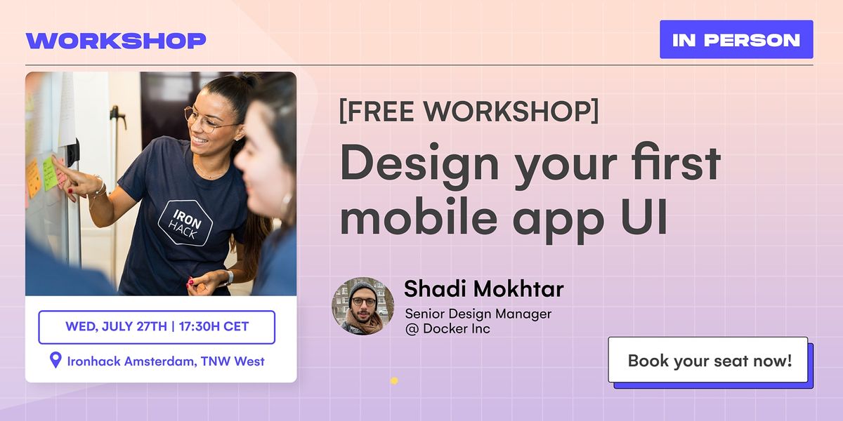 [FREE WORKSHOP] Build your first mobile app UI