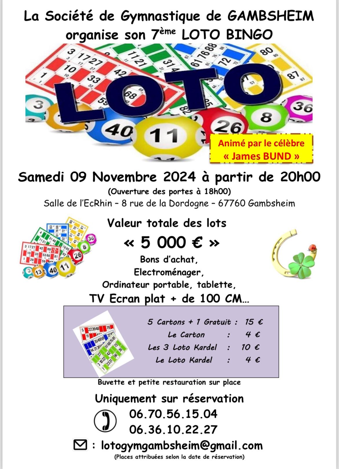 7e loto de la St\u00e9 de gymnastique 