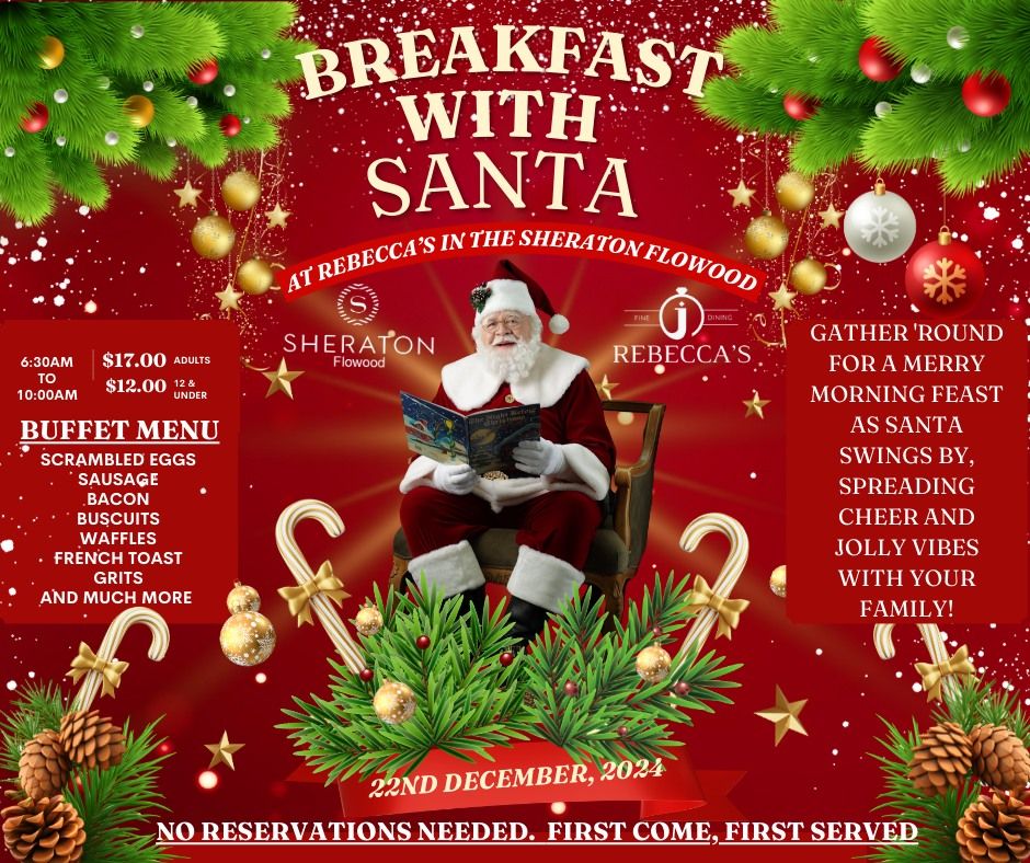 Breakfast at the Sheraton Flowood with Santa